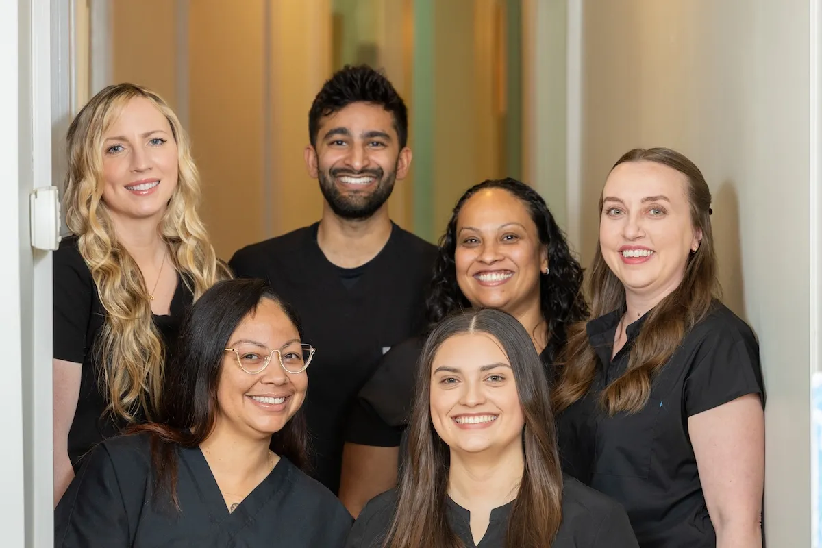 The Big City Dental team in the office reception area